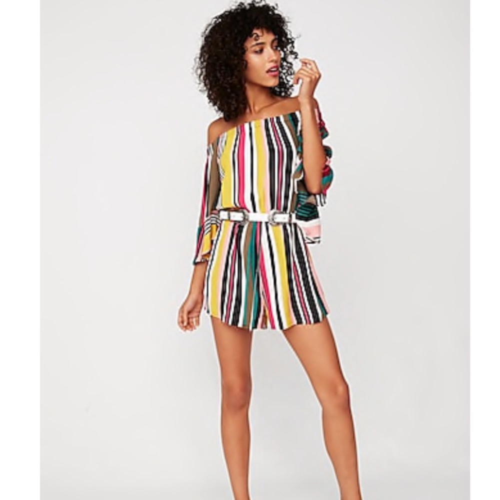 Off the shoulder romper